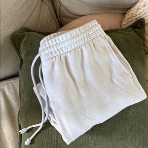 TNA “Perfect” Light Blue Cozy Fleece Sweatpants